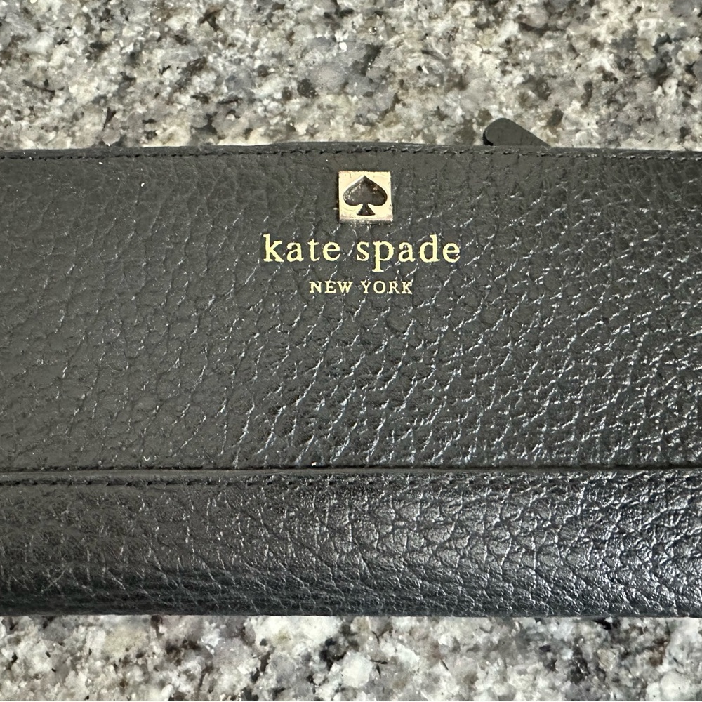 Kate Spade Black Leather Wallet